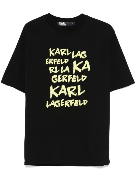 Karl Lagerfeld playera con cuello redondo