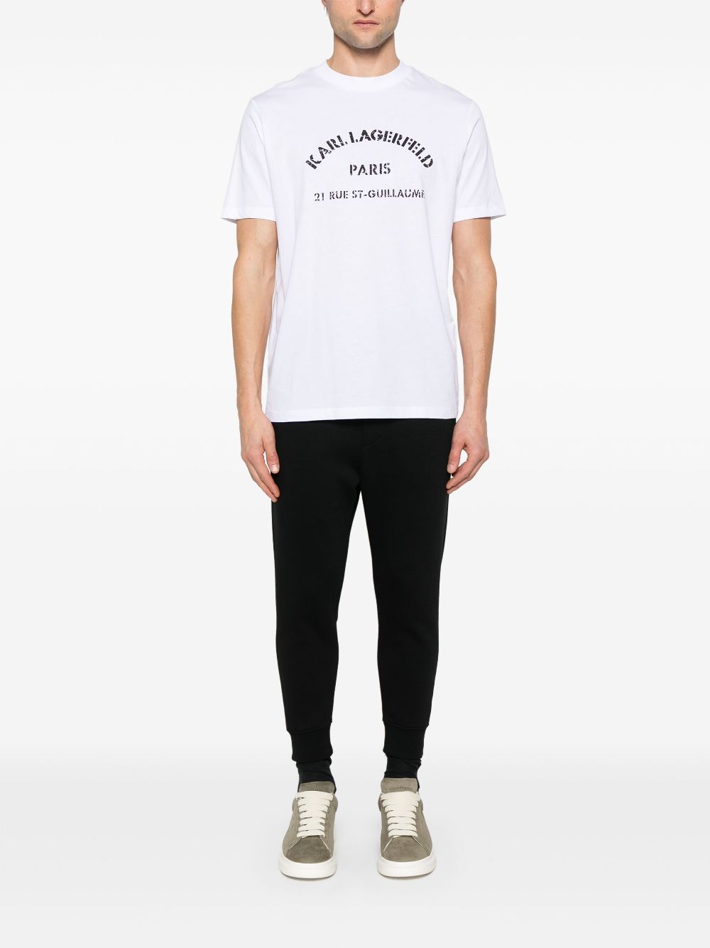 Karl Lagerfeld crew-neck T-shirt - White