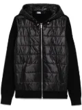 Karl Lagerfeld knitted hooded jacket - Black