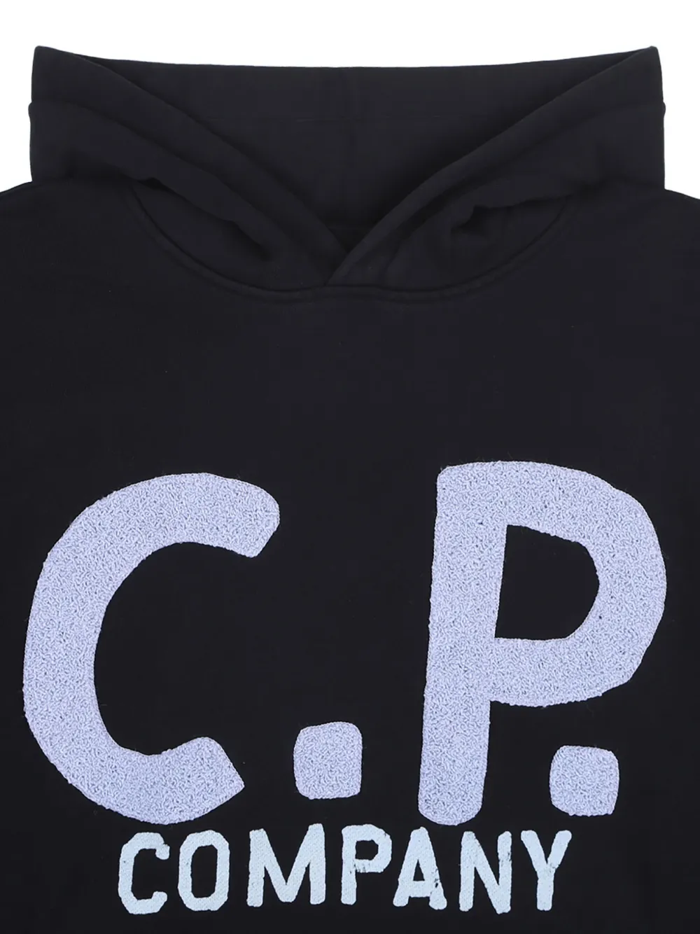 C.P. Company Kids Katoenen hoodie Zwart