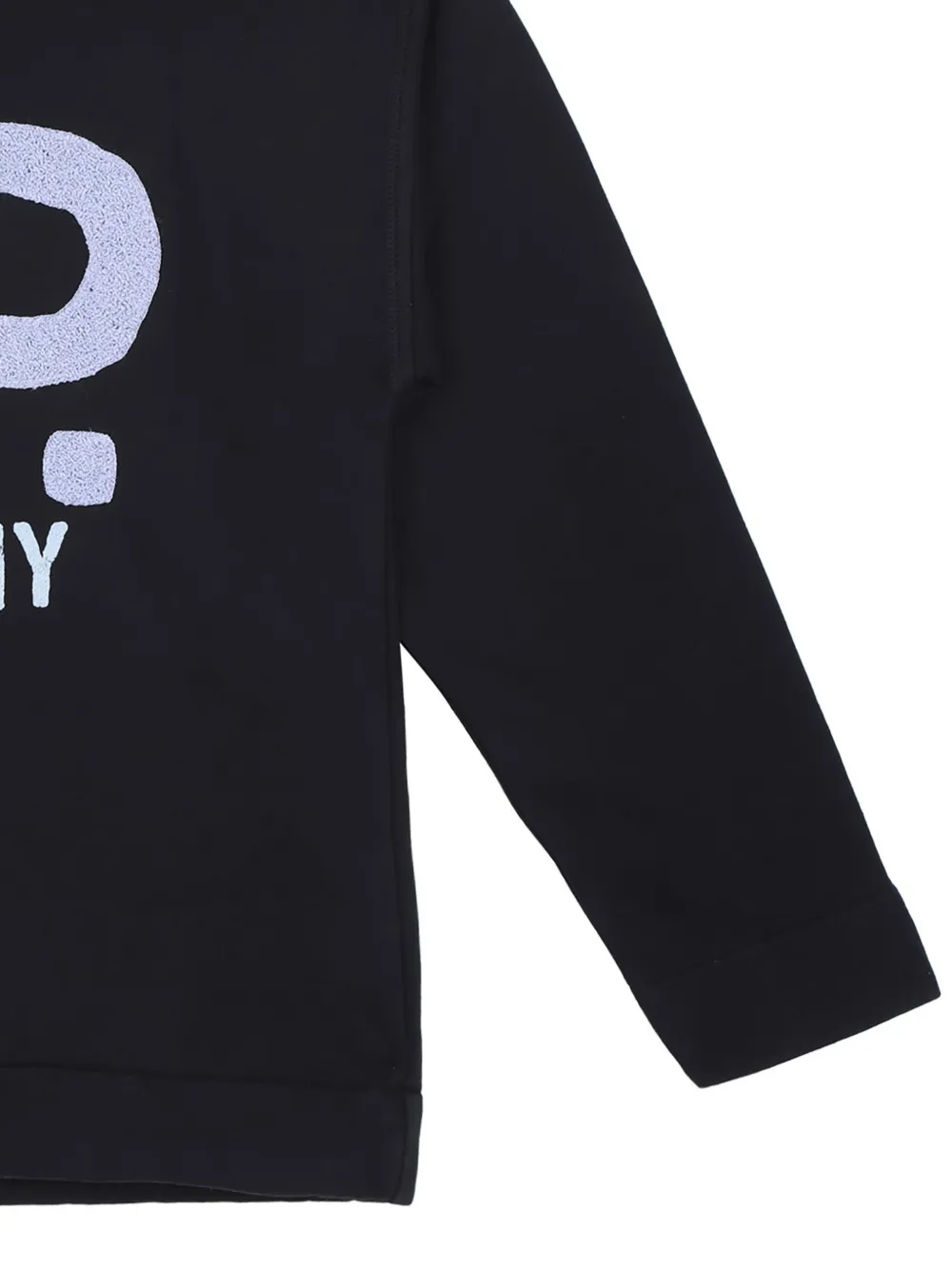 C.P. Company Kids Katoenen hoodie Zwart