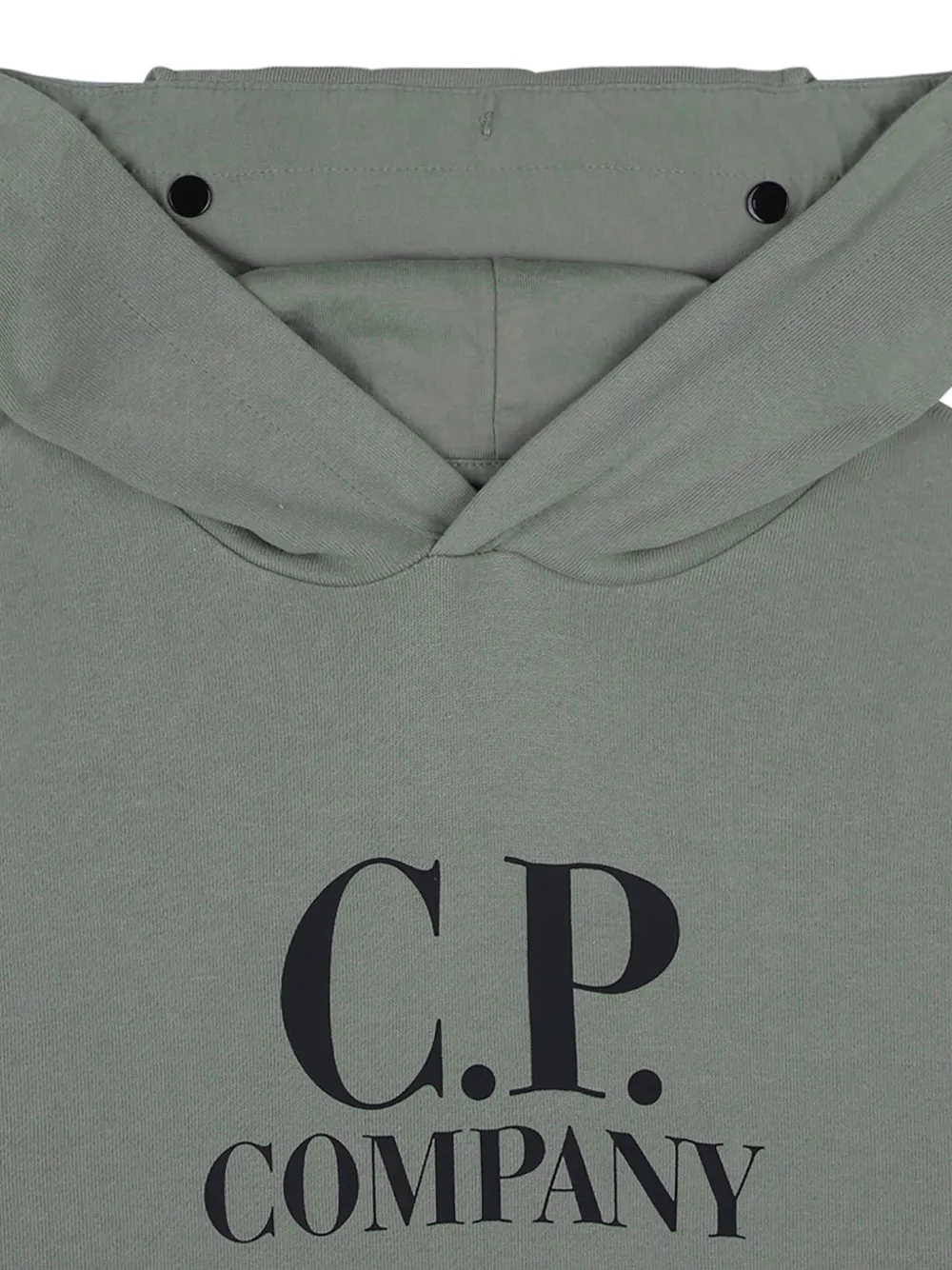 C.P. Company Kids Hoodie met goggle-detail Groen