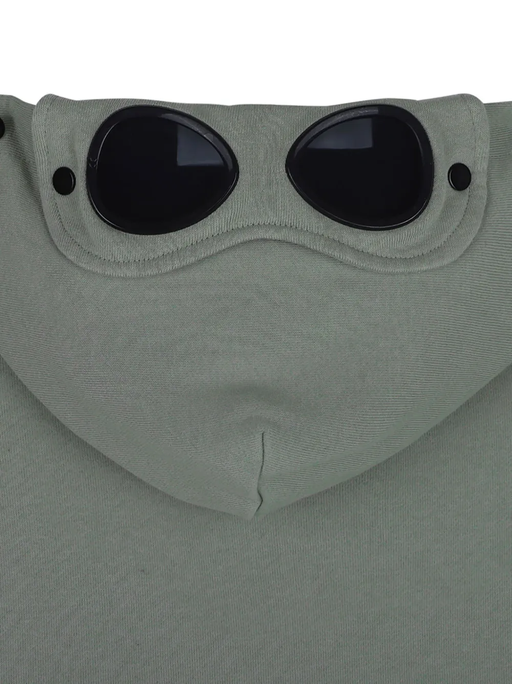 C.P. Company Kids Hoodie met goggle-detail Groen