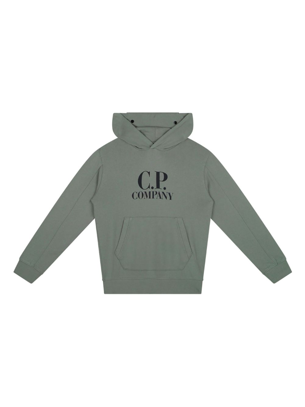 C.P. Company Kids Goggles-detail hoodie - Green