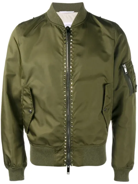 Valentino Garavani Rockstud bomber jacket