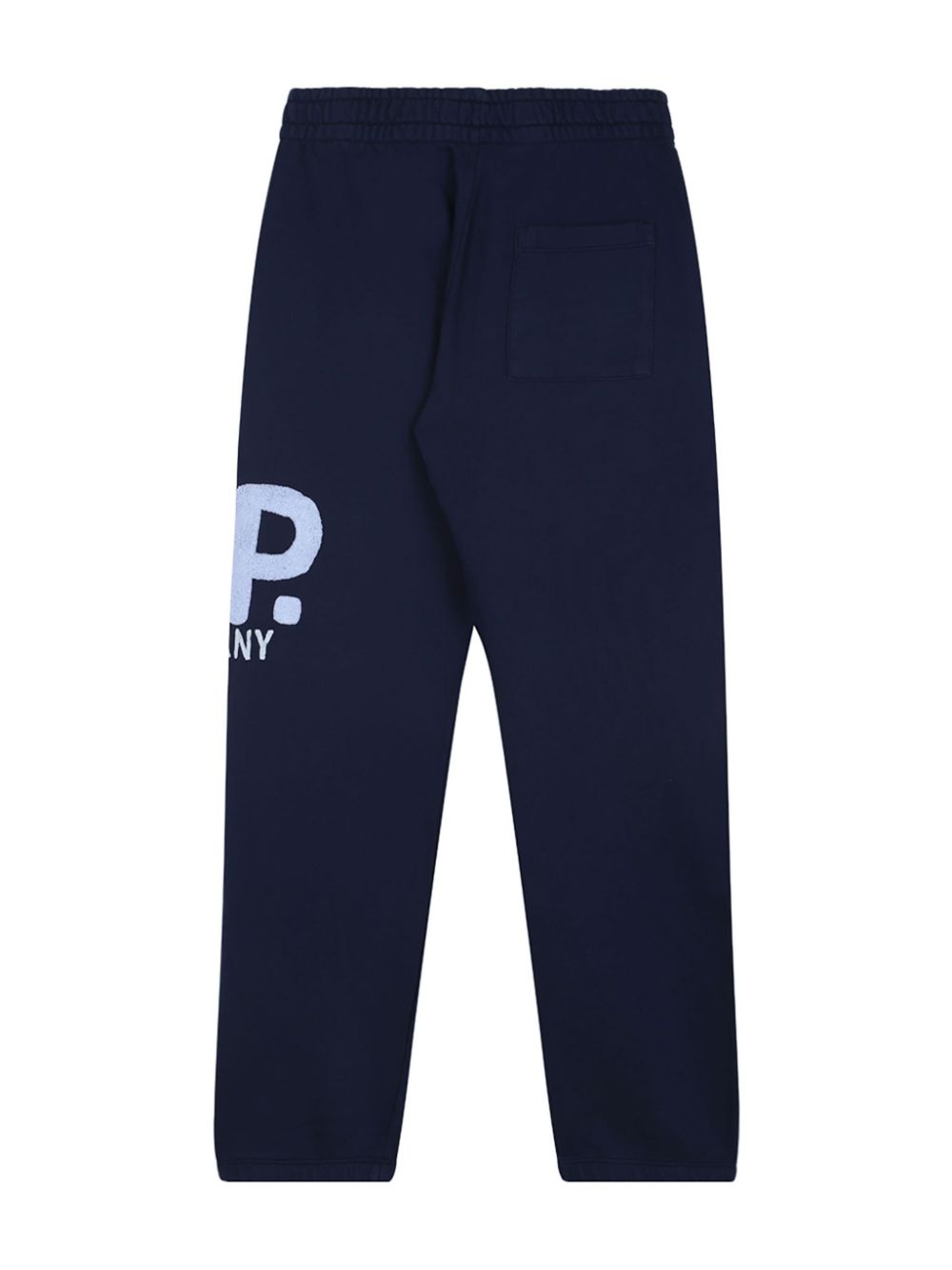 C.P. Company Kids logo-raised track pants - Blauw