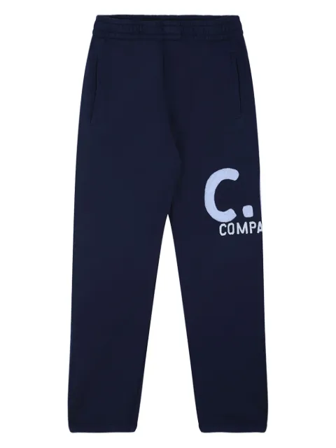 C.P. Company Kids logo-raised track pants