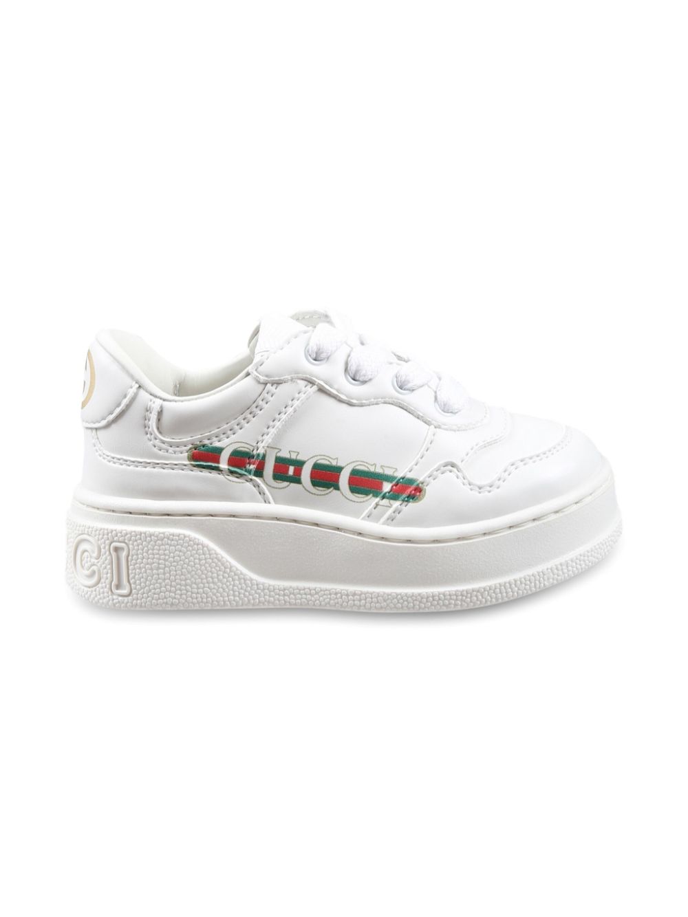 Gucci Kids Web-print sneakers White