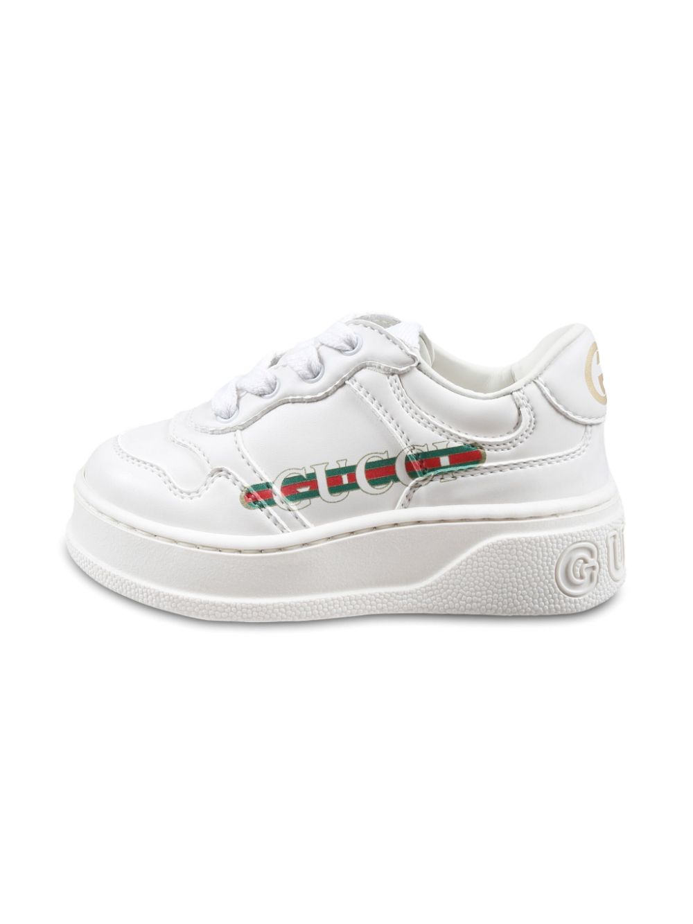 Gucci Kids Web-print sneakers White