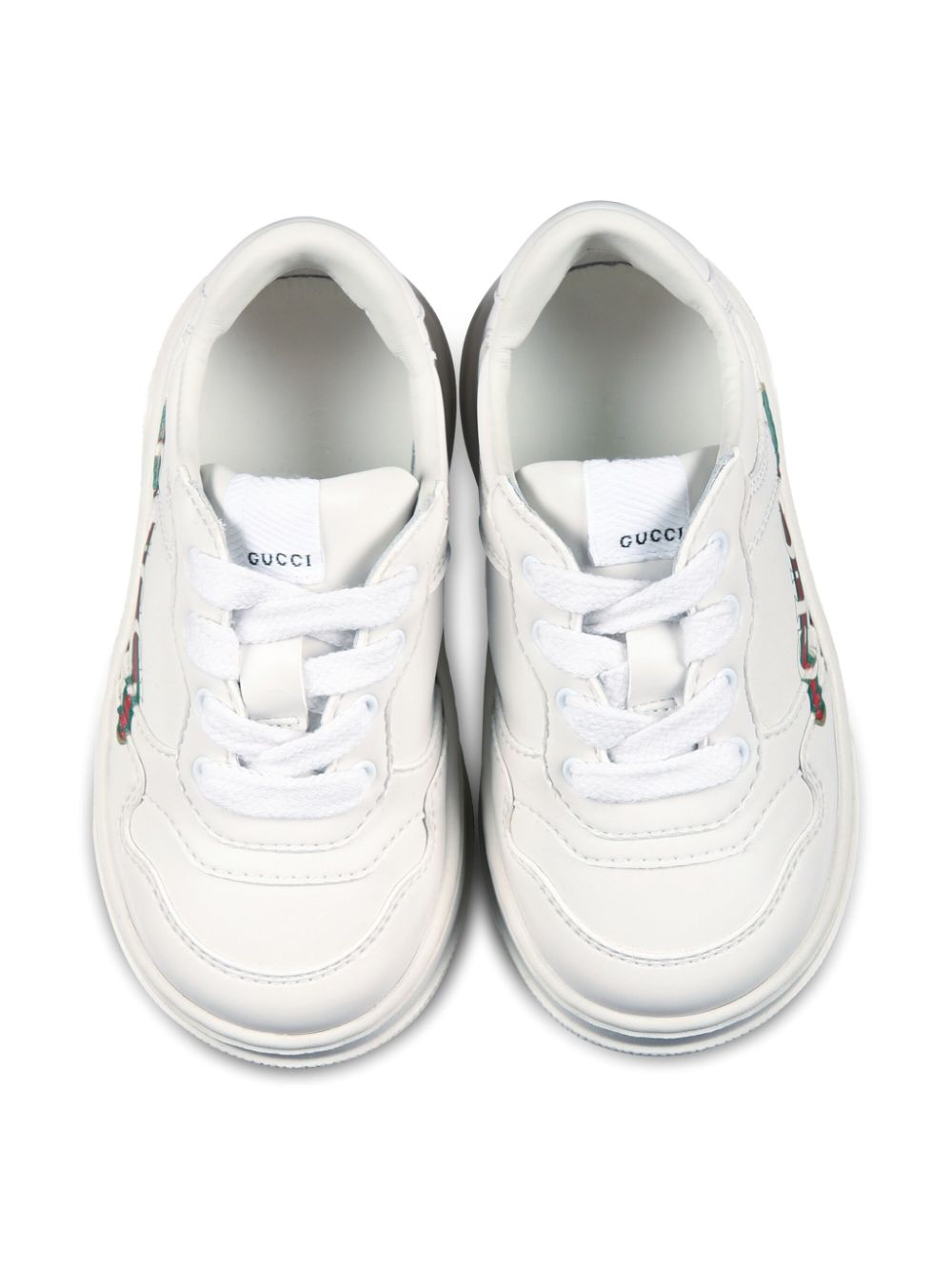 Gucci Kids Web-print sneakers White