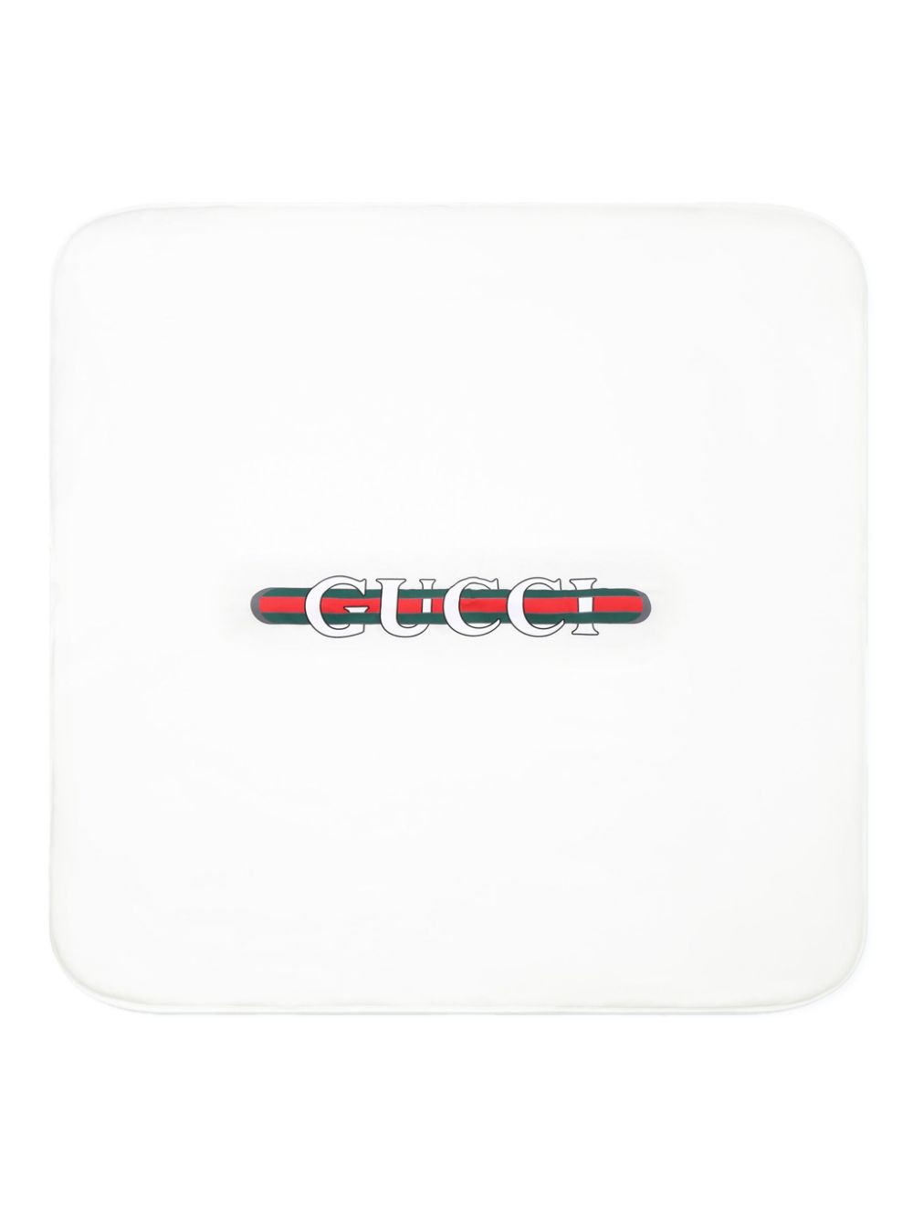 Gucci Kids logo-print blanket - White