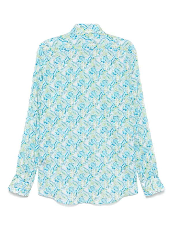Fedeli ペイズリー シャツ | ブルー | FARFETCH JP