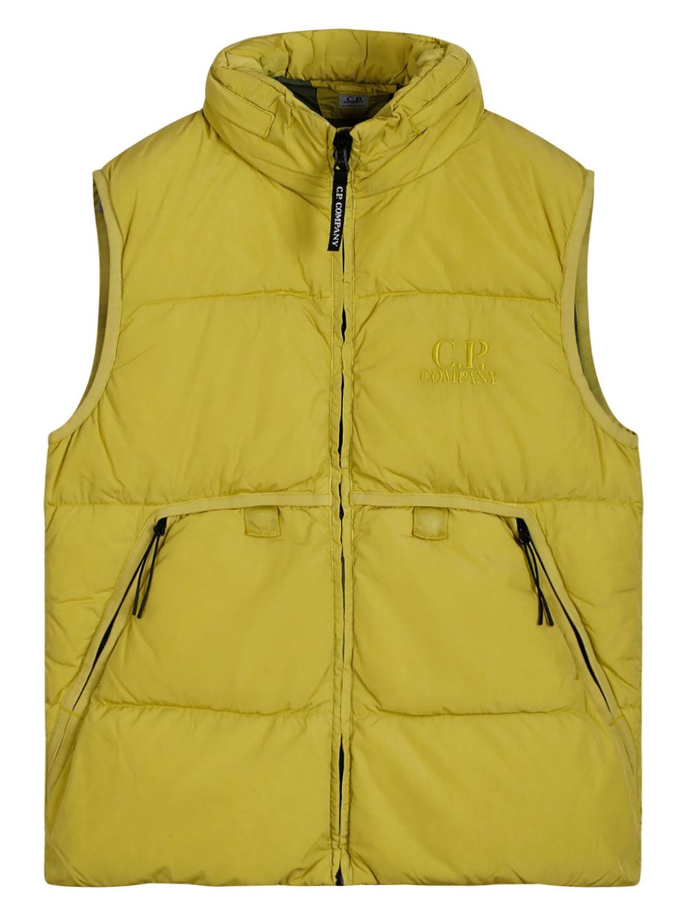 C.P. Company Kids padded gilet - Yellow