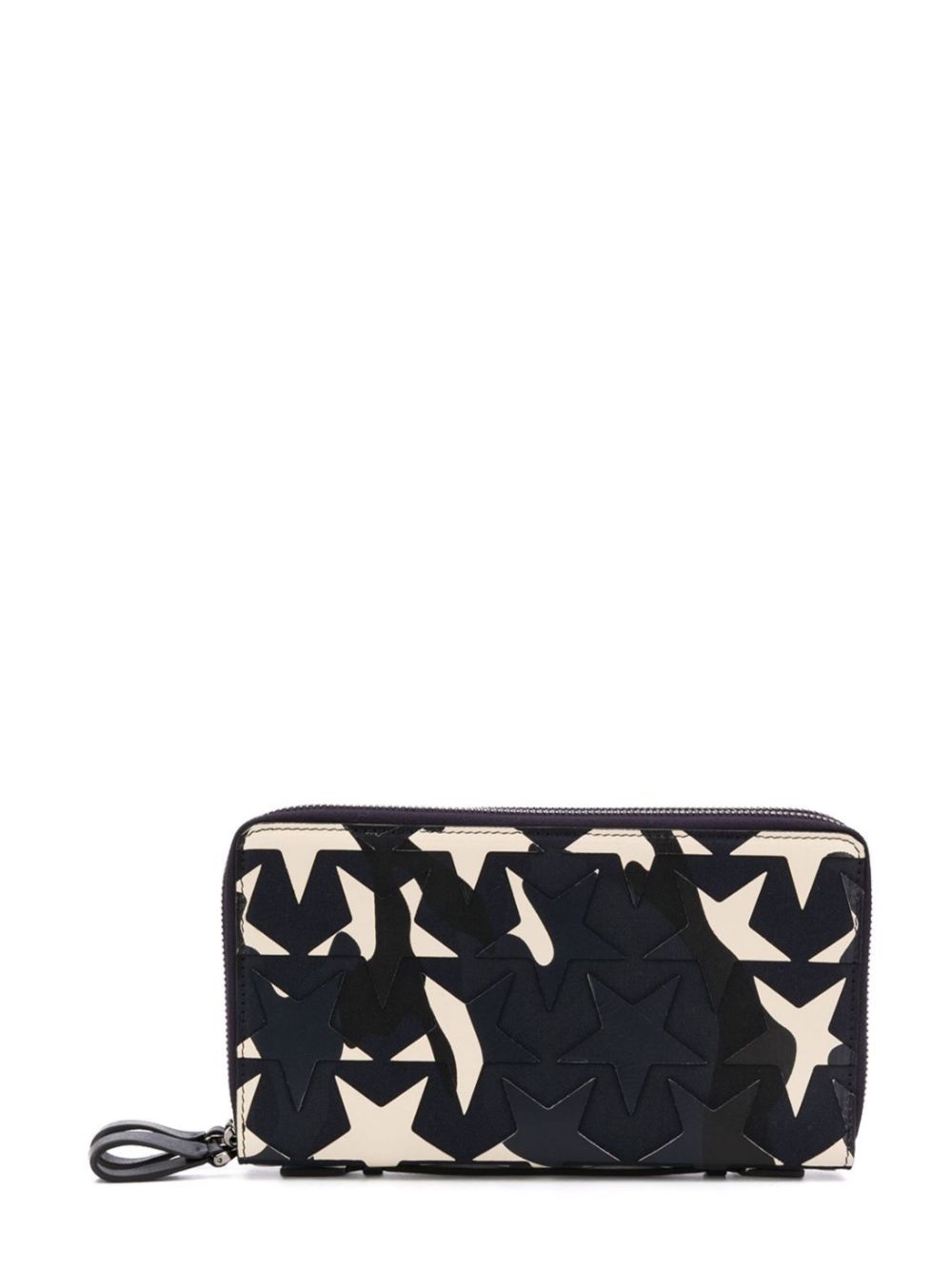 Valentino Garavani star-pattern long wallet - Zwart