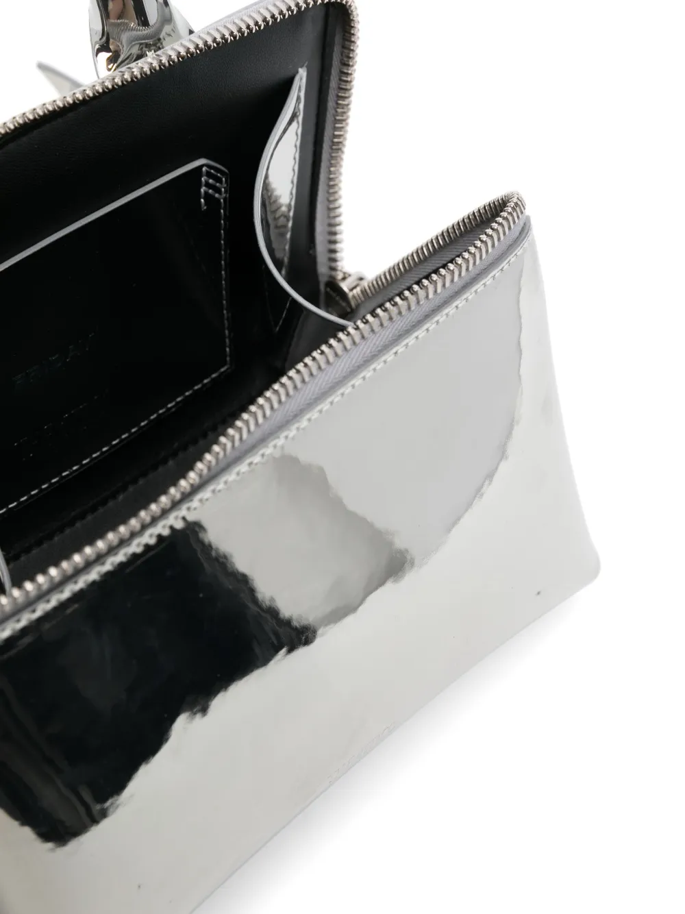 The Attico Friday kleine tas Zilver