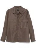 Zegna linen shirt - Brown