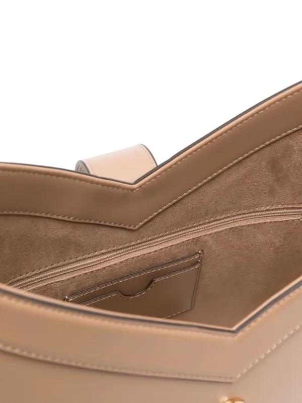 Elisabetta Franchi ロゴバックル ショルダーバッグ