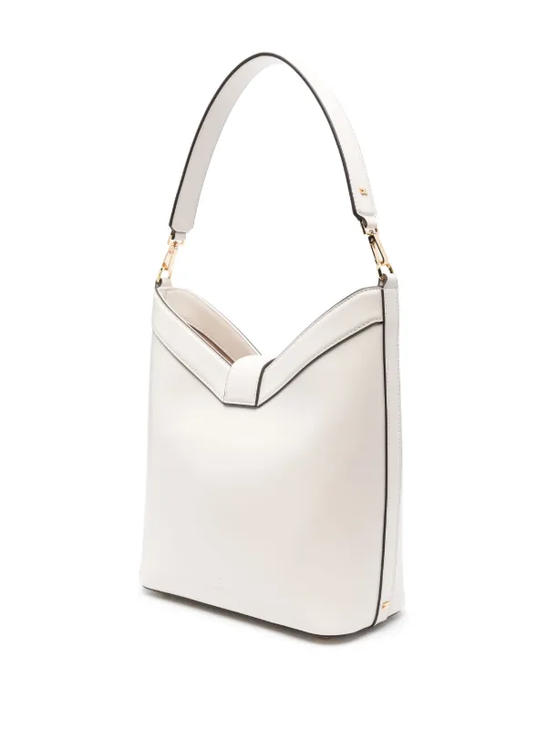 Elisabetta Franchi AB84752E2110 関税送料込 Elisabetta Franchi Mini 24/7 logo-print Tote Bag | Neutrals