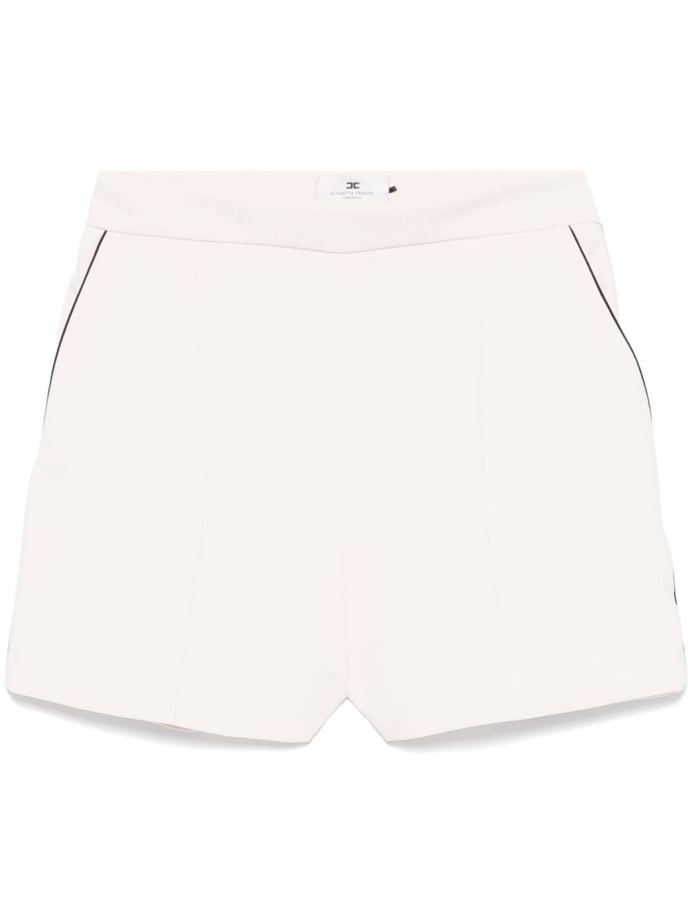 Elisabetta Franchi contrasting-piping shorts - Neutrals