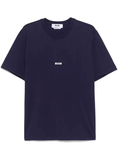 T-shirt à logo imprimé - MSGM - Modalova