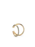We by WHITEbIRD 14kt yellow gold Melina blue sapphire ear cuff