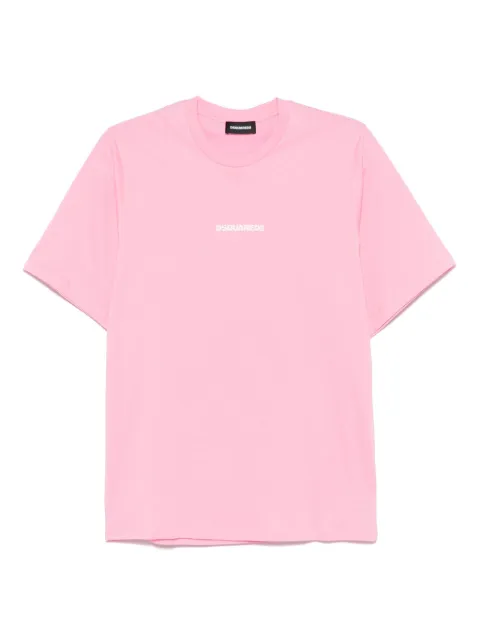 DSQUARED2 KIDS playera con logo de goma