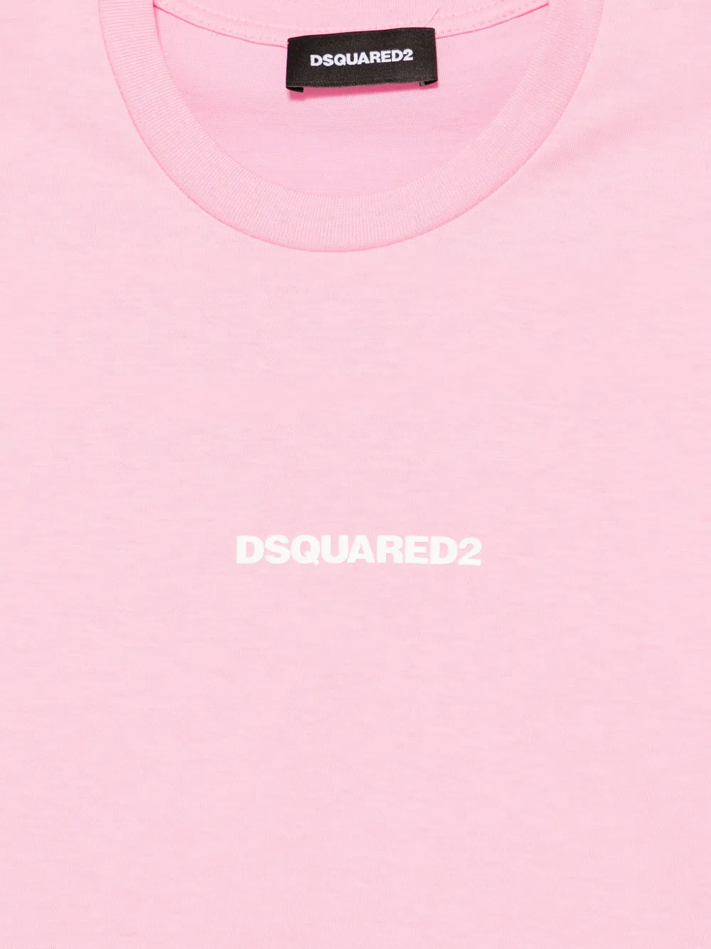 DSQUARED2 KIDS Katoenen T-shirt Roze