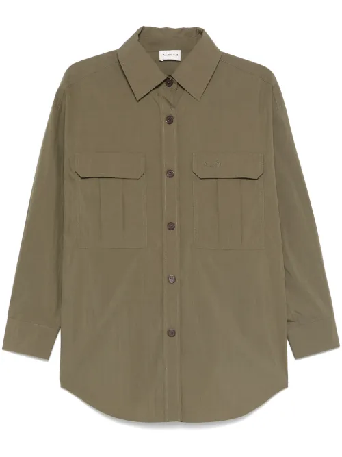 Chemise à logo brodé - P.A.R.O.S.H. - Modalova
