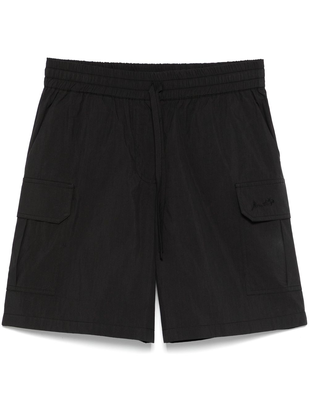 logo-embroidered shorts