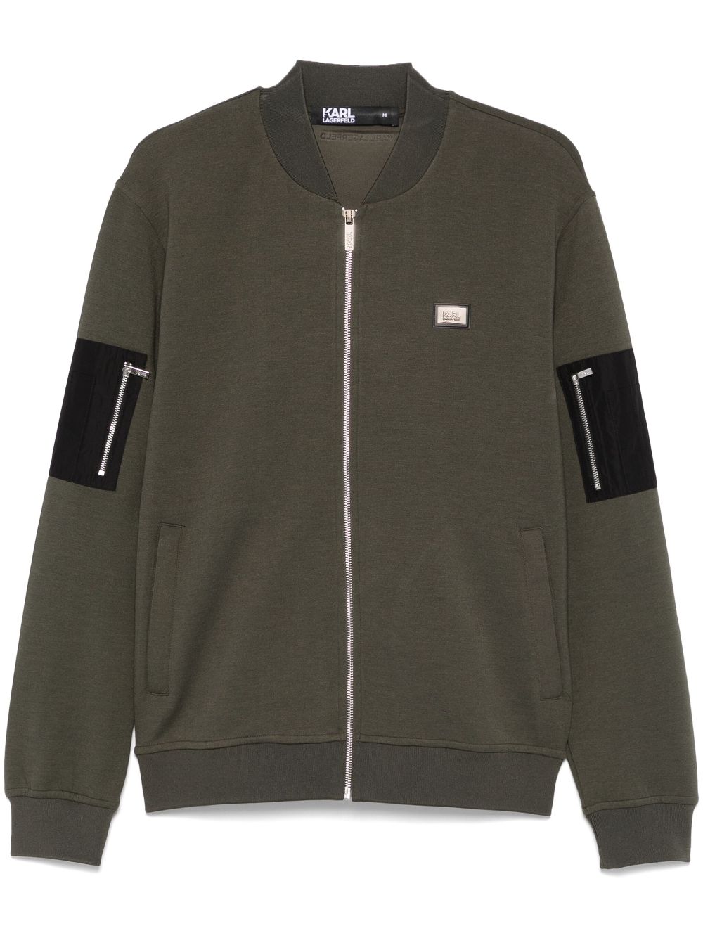 Karl Lagerfeld zip-up sweatshirt - Green