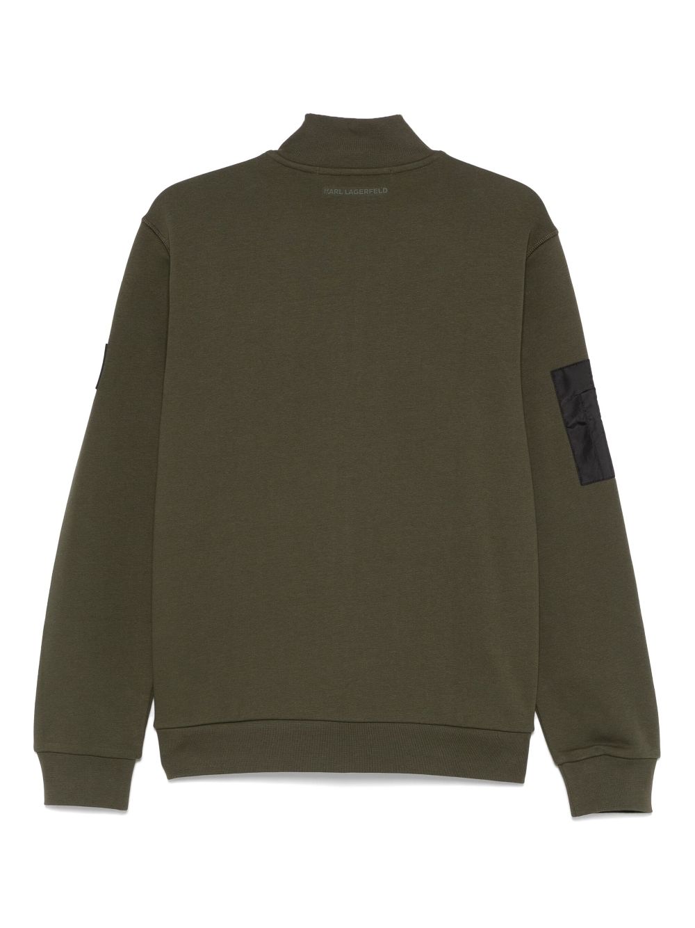 Karl Lagerfeld Sweater met rits - Groen