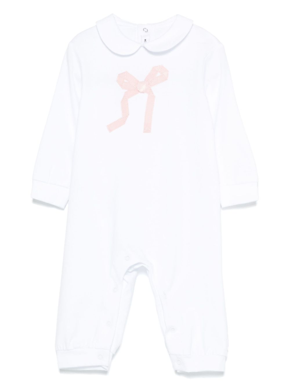 Il Gufo bow-detail romper Wit