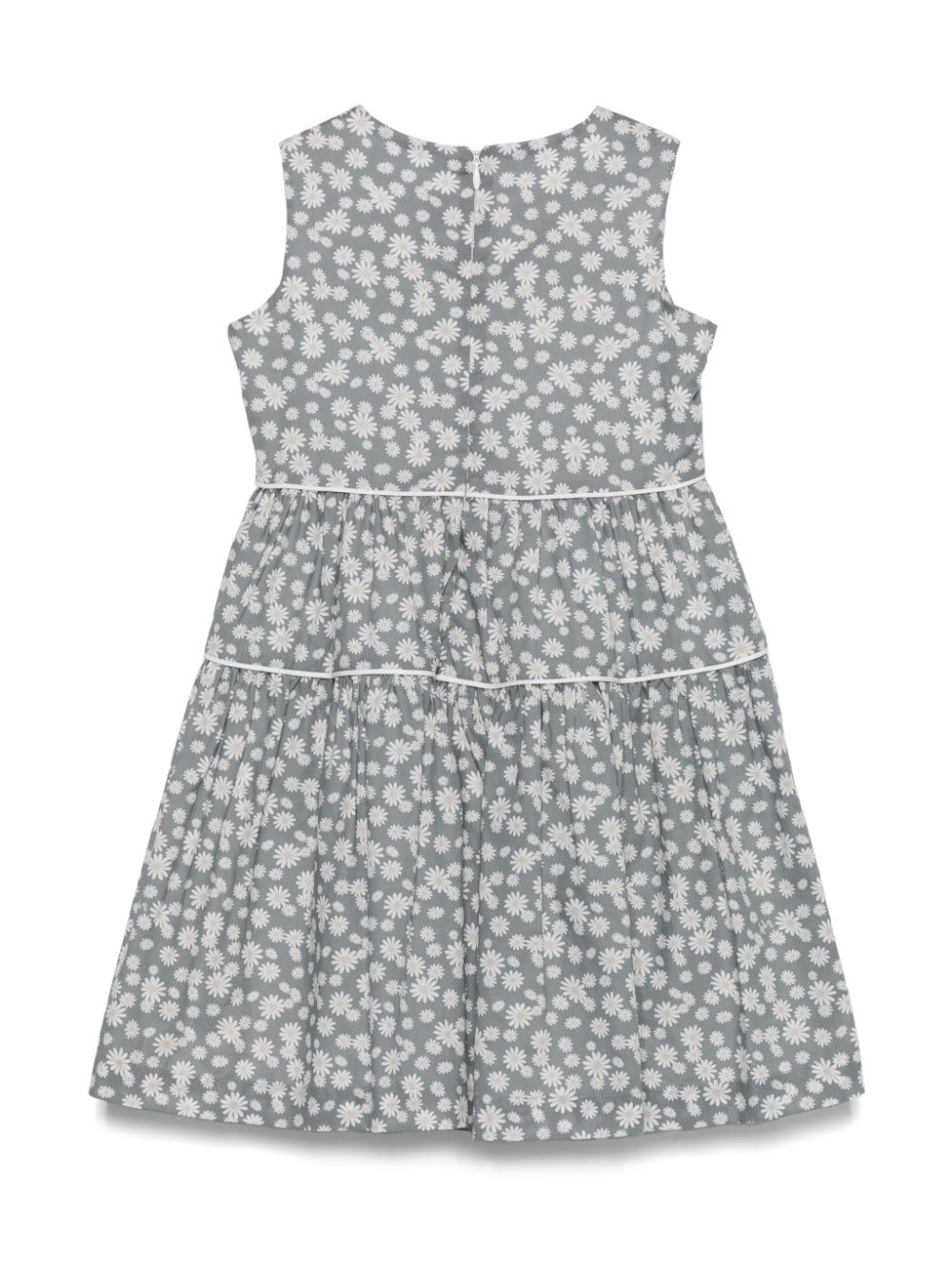 Il Gufo floral-print dress - Grijs