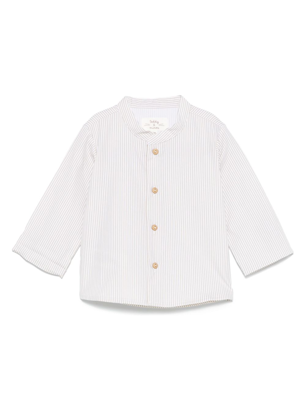 TEDDY & MINOU striped shirt - Neutrals