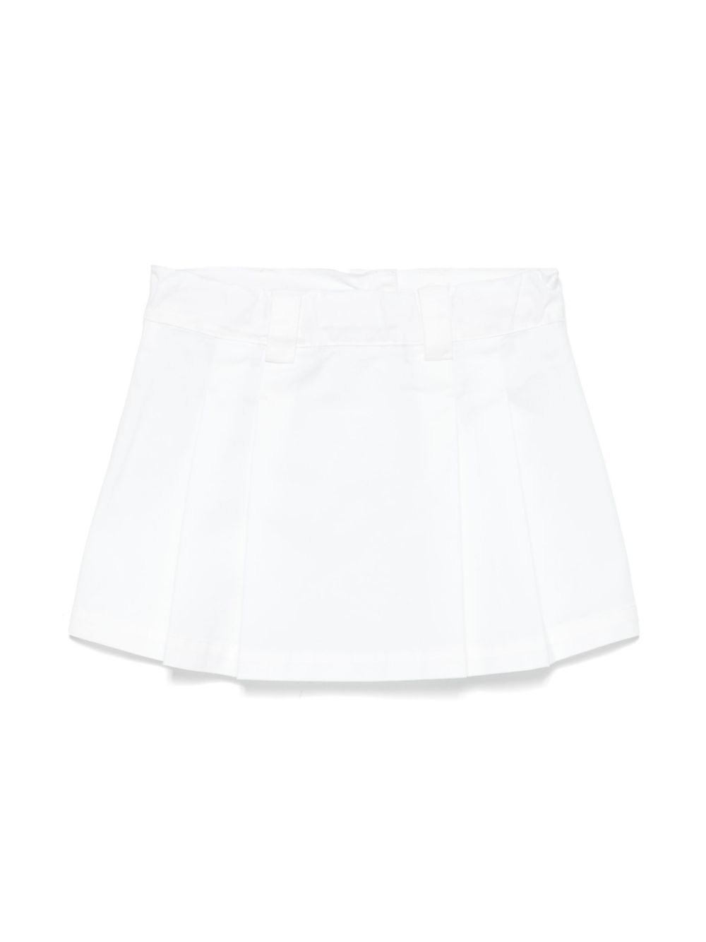 Aspesi Kids pleated skirt - Wit