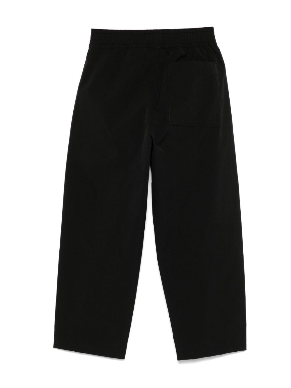 Aspesi Kids logo-tag trousers - Zwart