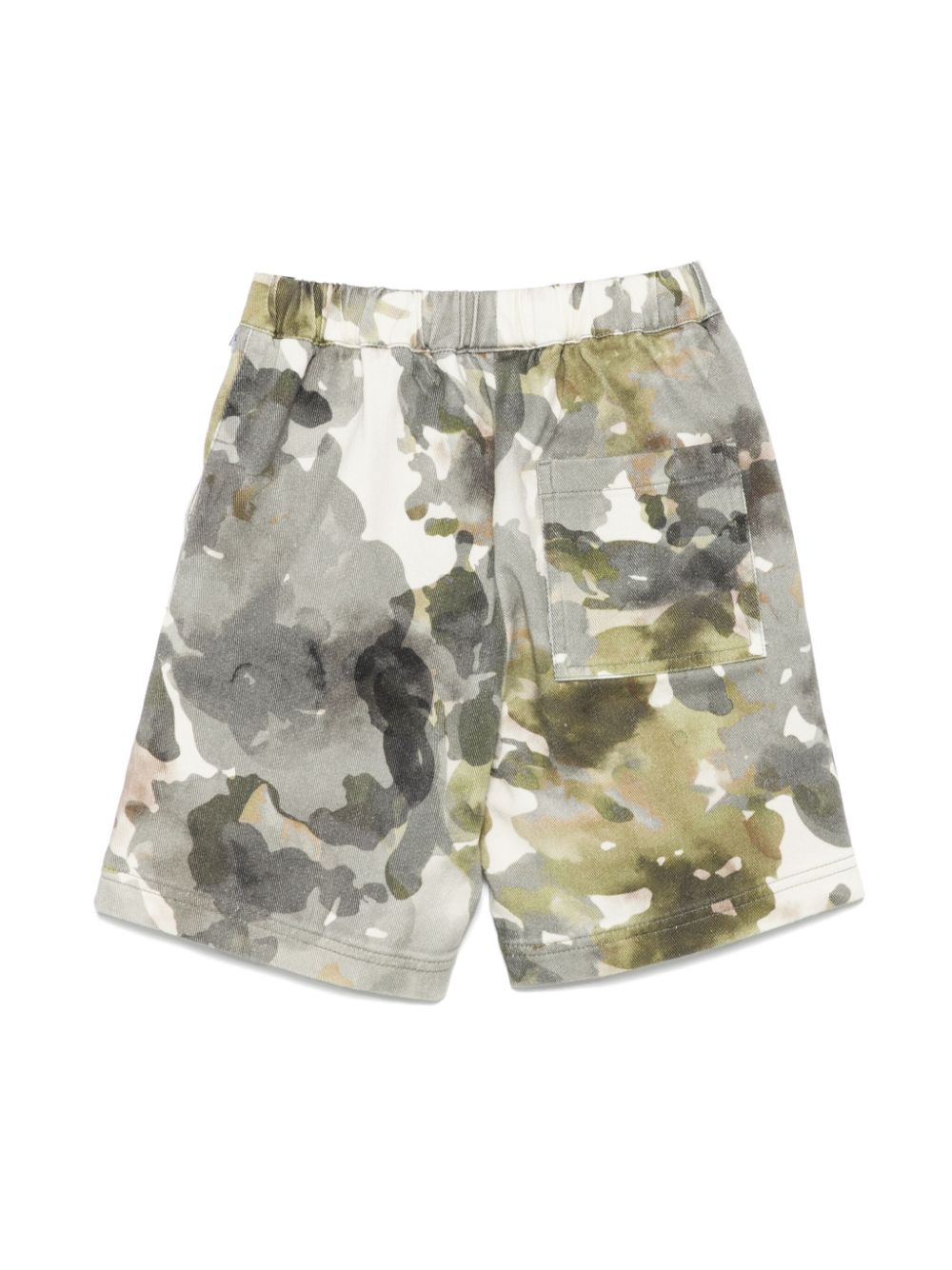 Il Gufo camouflage-print shorts - Groen