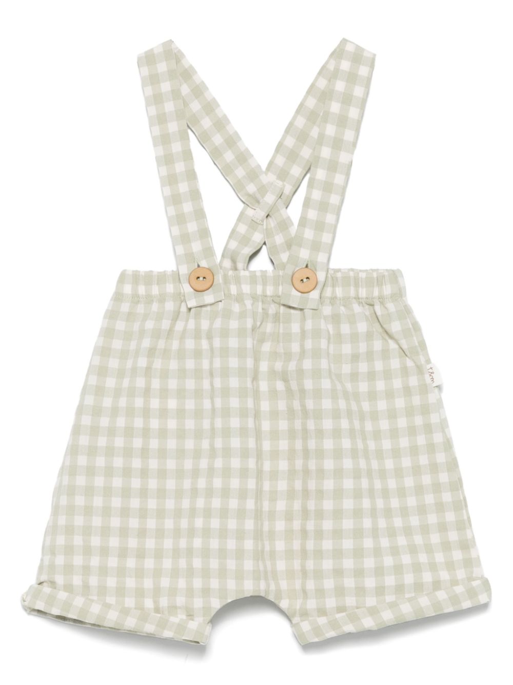 TEDDY & MINOU plaid shorts set - White