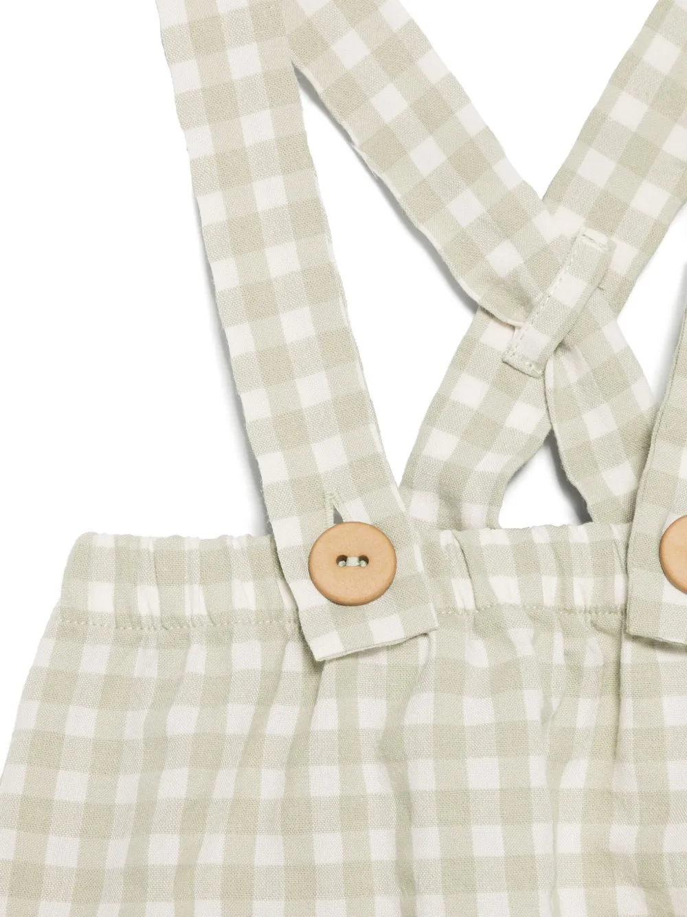TEDDY & MINOU Geruite shorts Wit