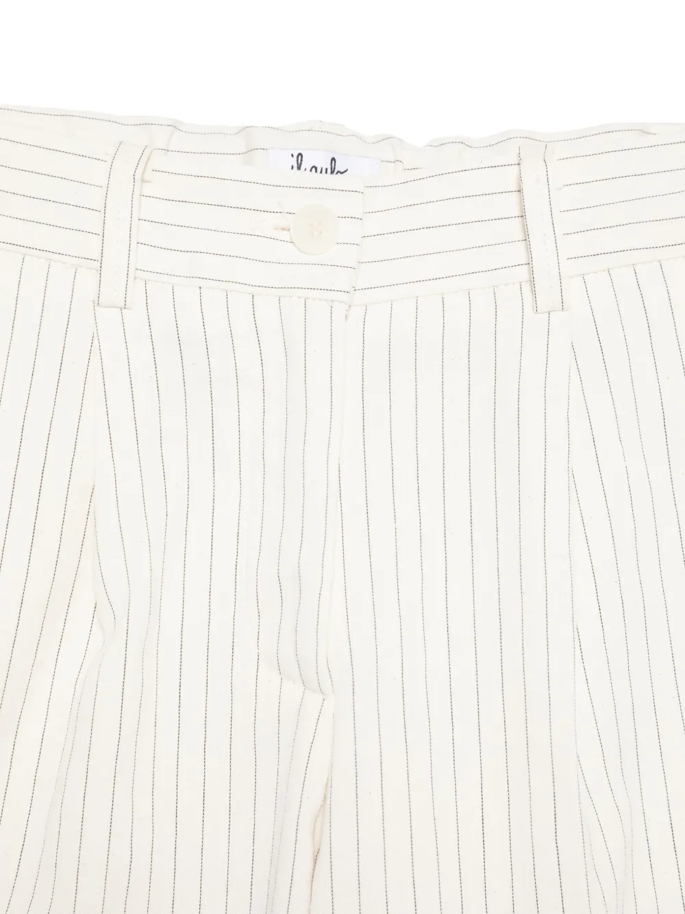 Il Gufo Gestreepte broek Beige