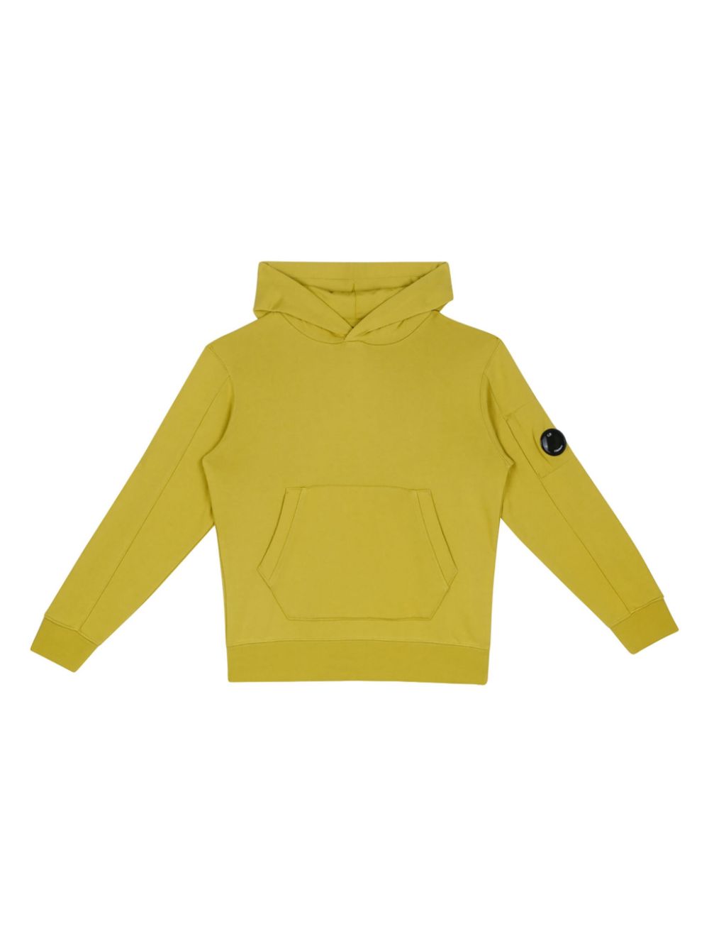 C.P. Company Kids Lens-detail hoodie - Yellow