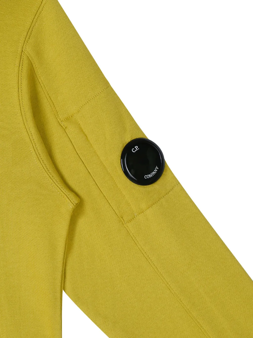C.P. Company Kids Hoodie met lensdetail Geel