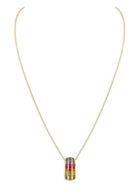 Pragnell 18kt yellow gold Manhattan sapphire necklace