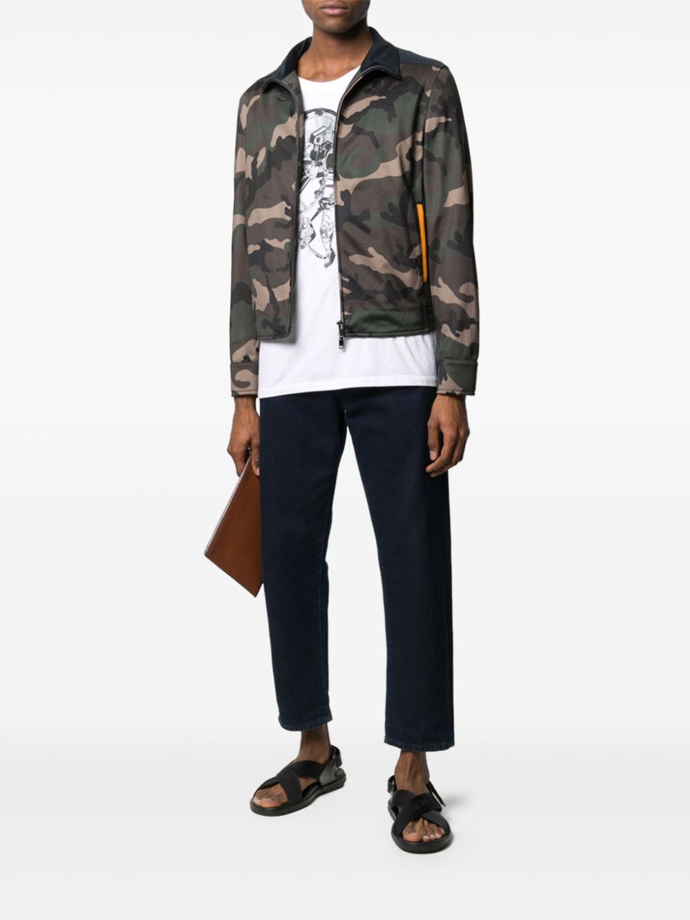 Valentino Garavani camouflage-print sweatshirt - Groen