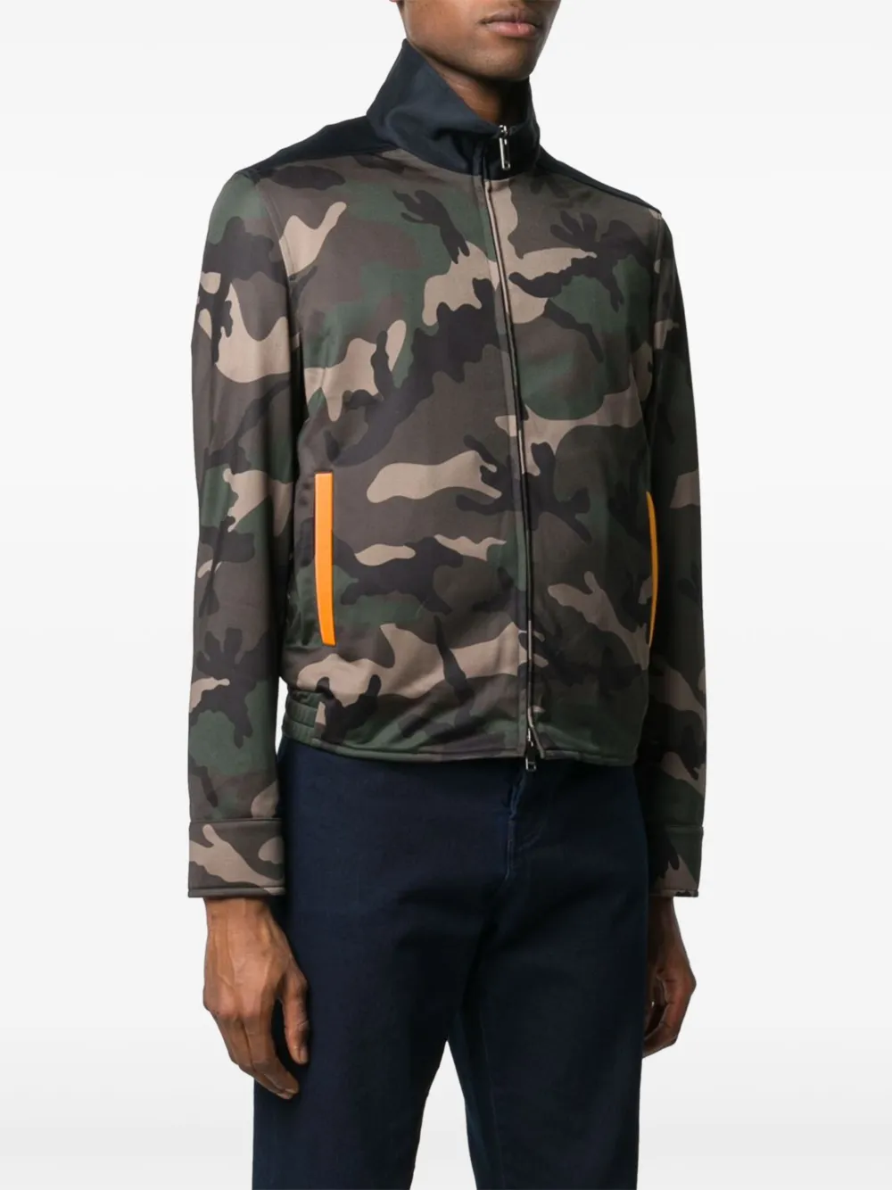 Valentino Garavani Sweater met camouflageprint Groen