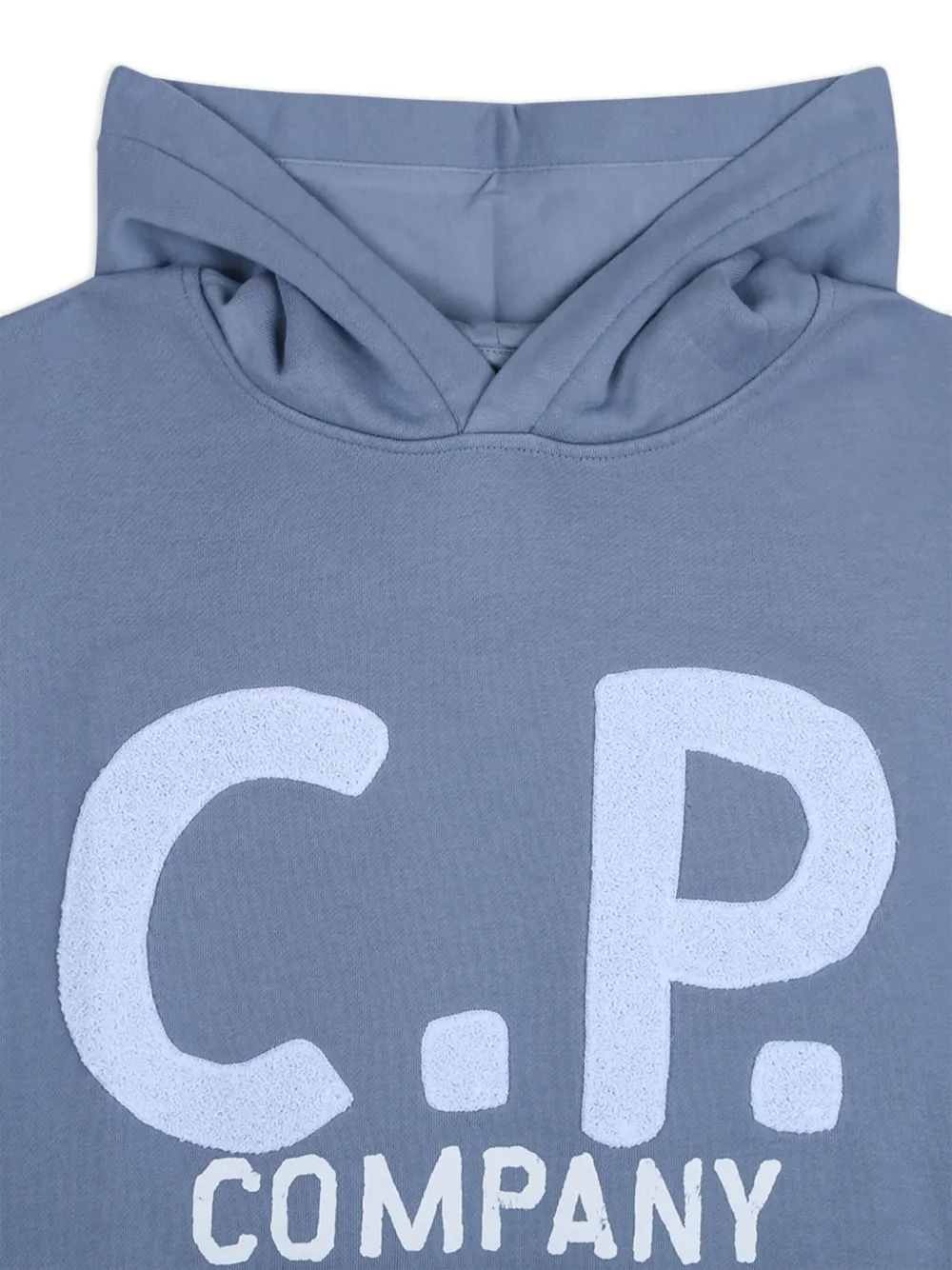C.P. Company Kids Katoenen hoodie Blauw
