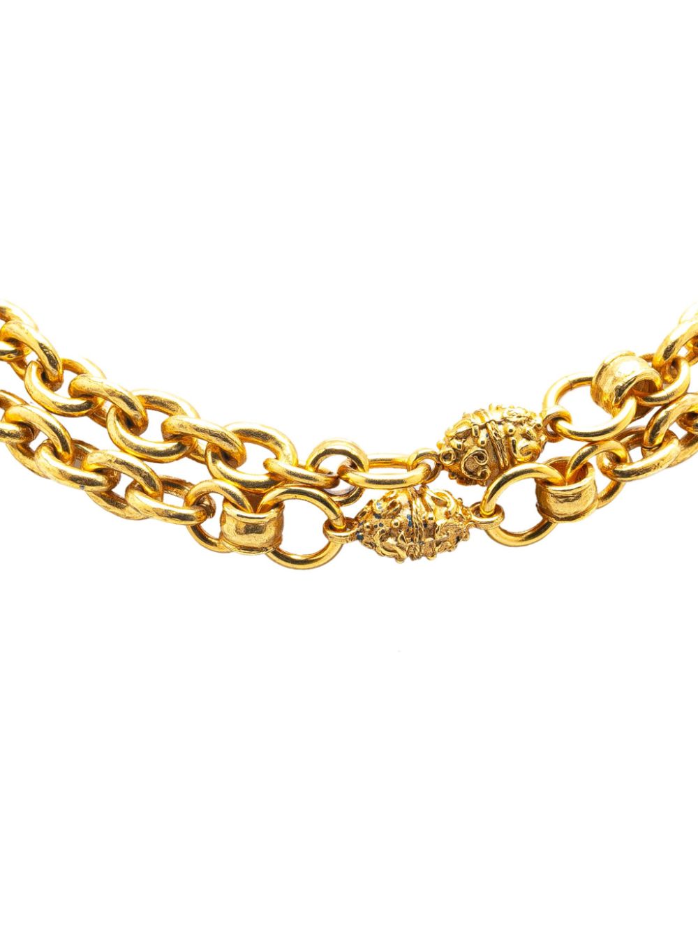 20th Century Gold Plated Vintage Chain costume necklace