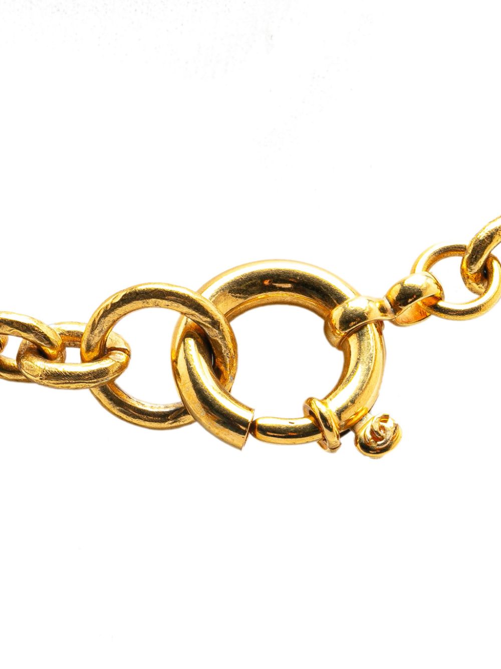 CHANEL Pre-Owned 1900s vergulde schakelketting - Goud