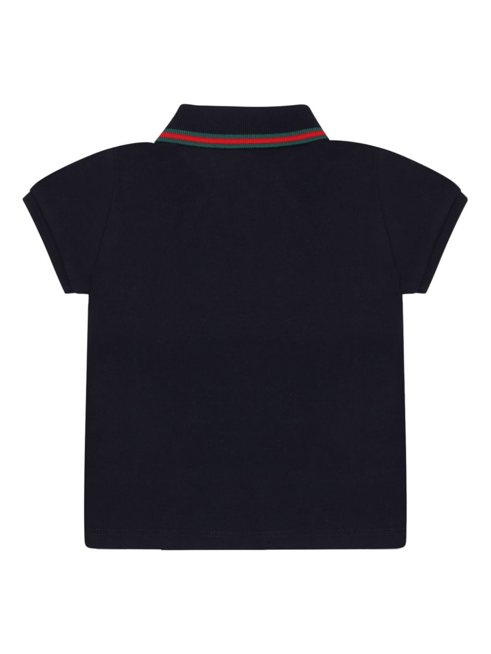 Gucci Kids Web-detailed polo shirt - Blauw