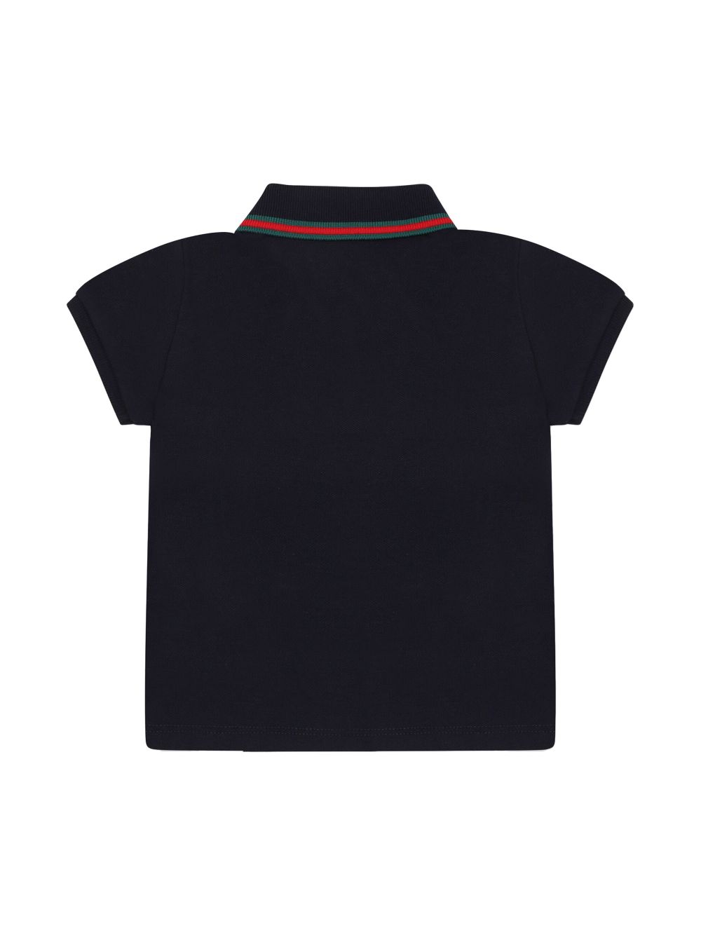 Gucci Kids Web-detailed polo shirt - Blue